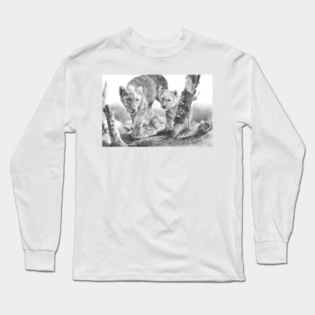 Suspicious Minds Long Sleeve T-Shirt by Mightyfineart